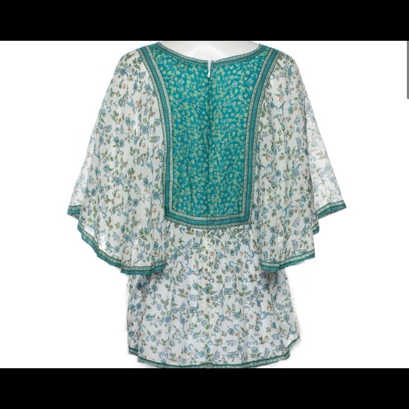 Talitha Floral Print V-Neck Blouse - Picture 2 of 3